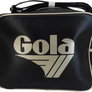 Gola Classic Retro Black/Gold Messenger Bag