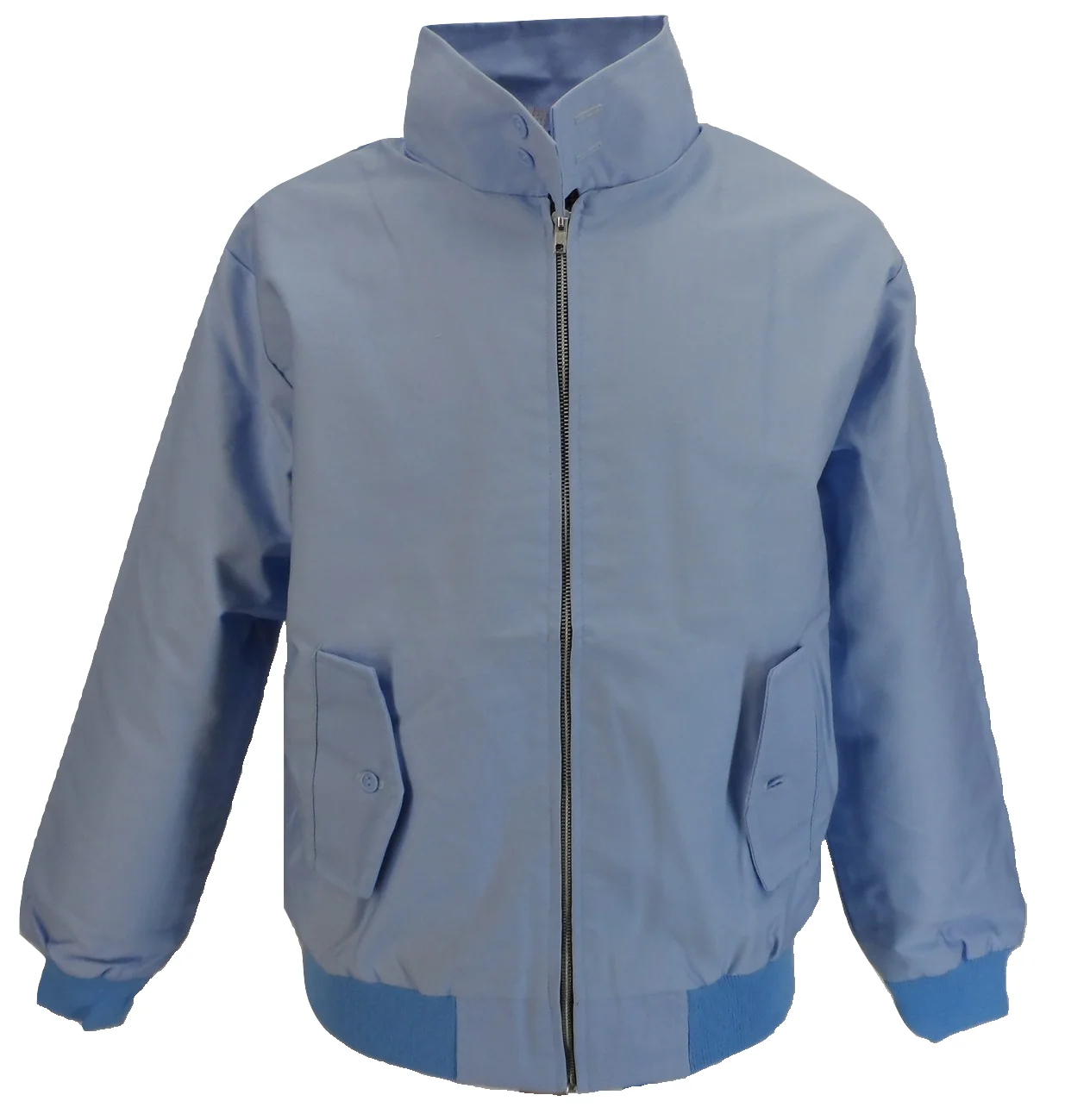 Mazeys Ladies Classic Sky Blue Harrington Jackets