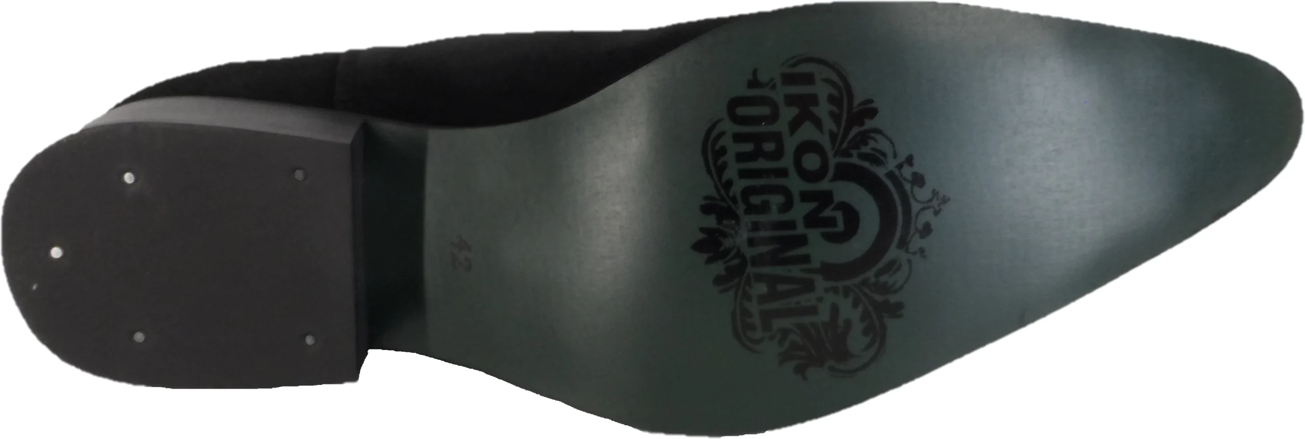 Ikon Original Blue Real Suede Winklepicker Mod Beatle Boots - Imagen 6