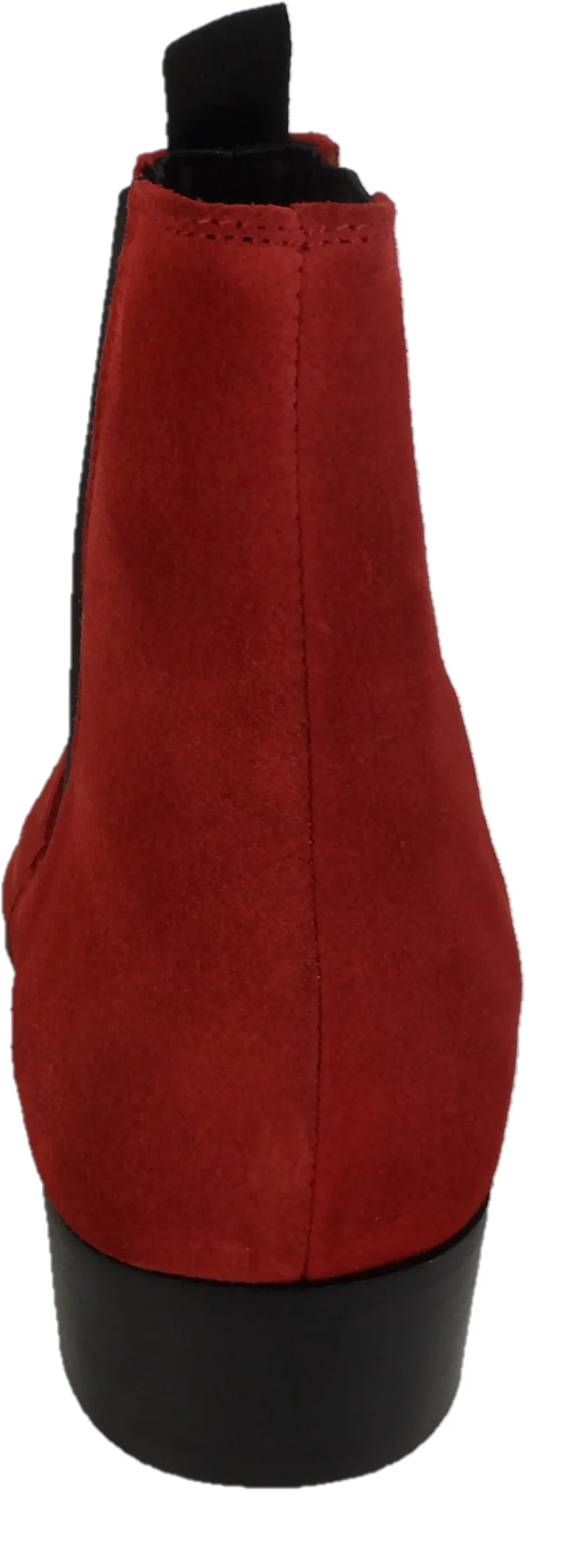 Ikon Original Red Real Suede Winklepicker Mod Beatle Boots - Imagen 4