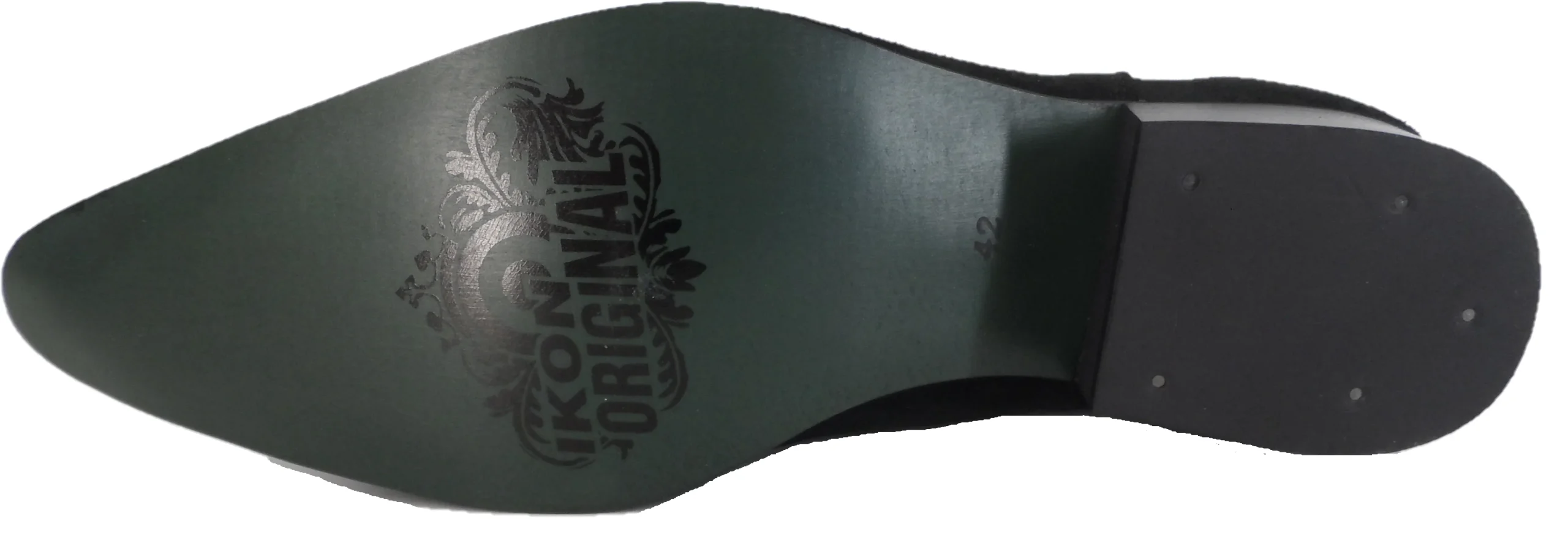 Ikon Original Black Real Suede Winklepicker Mod Beatle Boots - Imagen 6