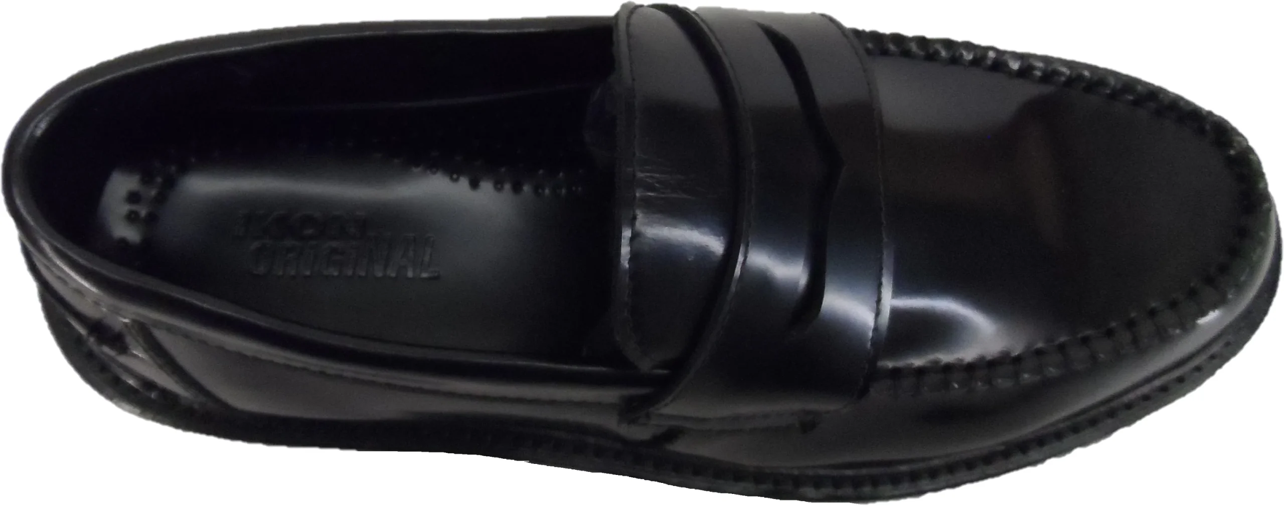 Ikon Original Black Lane Penny Retro,Ska,Northern Soul Loafers - Imagen 4