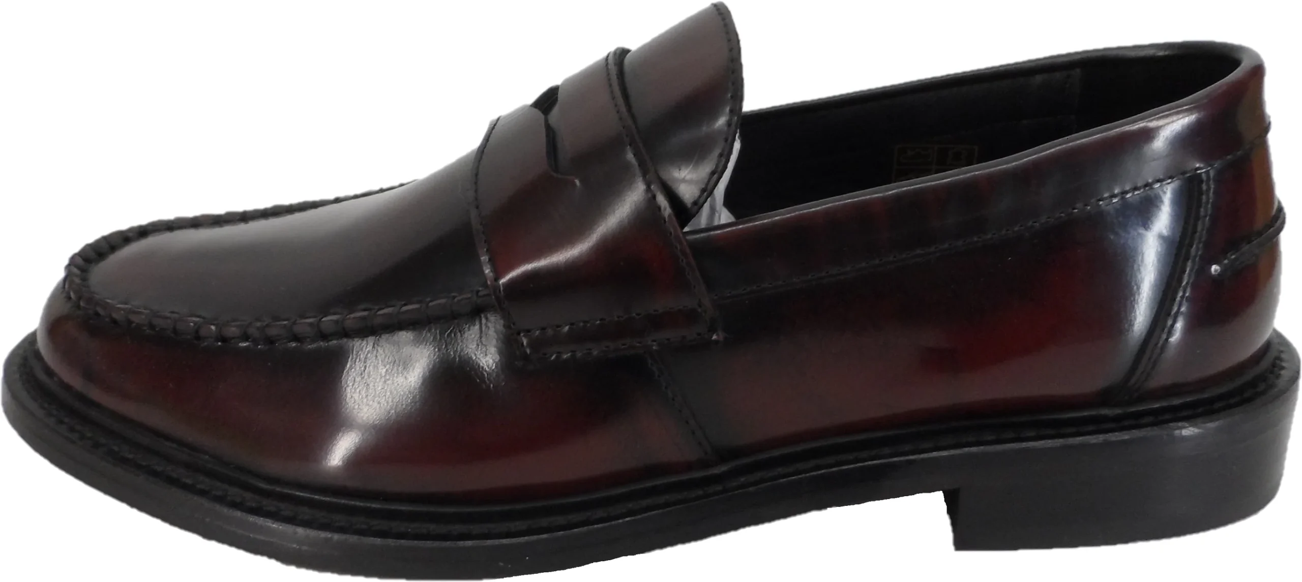 Ikon Original Oxblood Lane Penny Retro,Ska,Northern Soul Loafers - Imagen 3