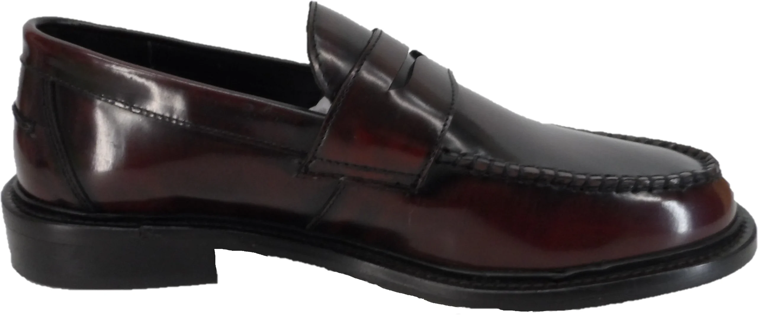 Ikon Original Oxblood Lane Penny Retro,Ska,Northern Soul Loafers - Imagen 6