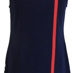 Ladies Retro Navy Blue Anna Mod Dress