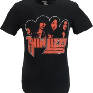 Mens Thin Lizzy Band Shot Officially Licensed T Shirts