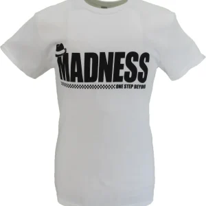 Mens White Official Madness Trilby Logo T Shirt