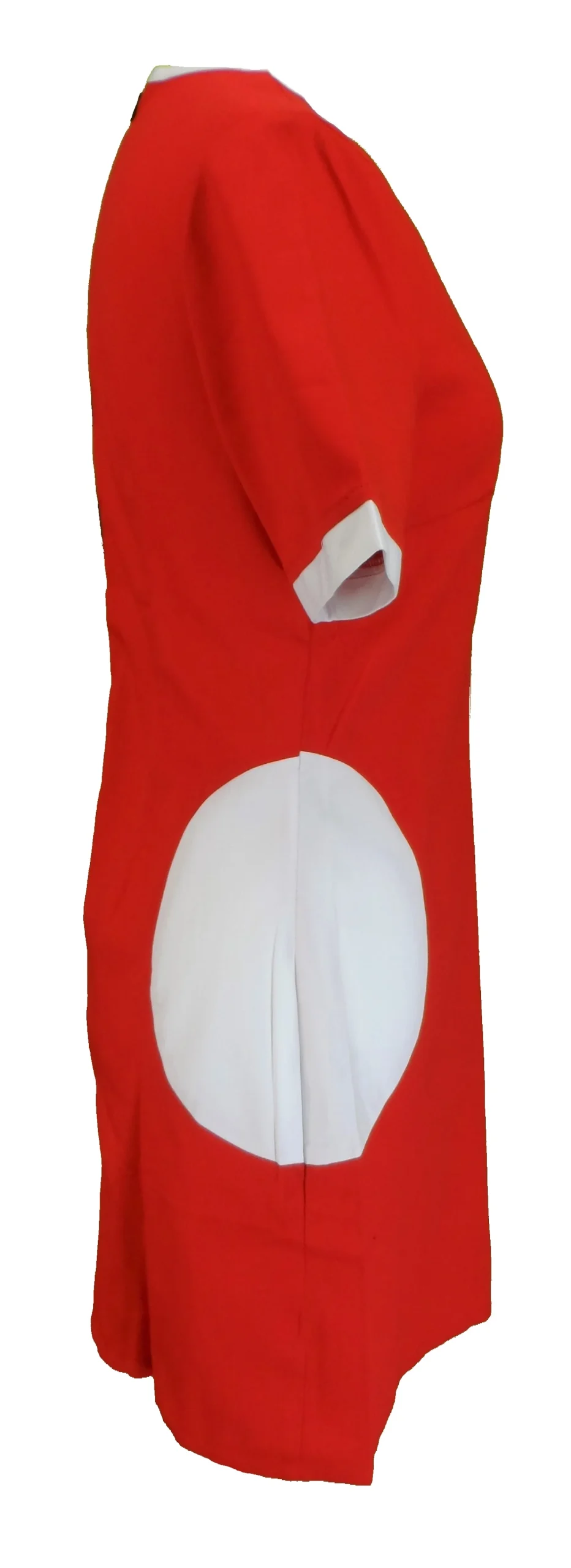 Ladies Retro Mod Vintage Red White and Blue Dress - Imagen 3