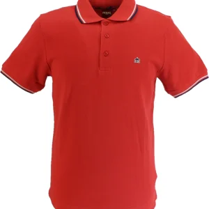 Merc Card Red Classic Polo Shirts