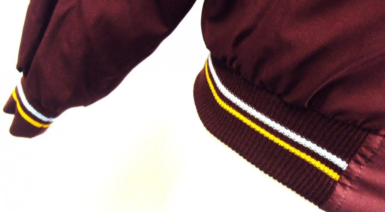 Relco Mens Burgundy Monkey Jackets - Imagen 3