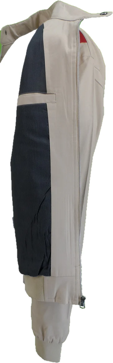 Real Hoxton Mens Beige Rally Jacket - Imagen 4