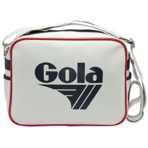 Gola Classic Retro White/Navy/Red Messenger Bag