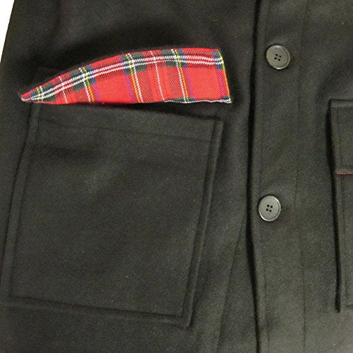 Relco Mens PVC Black Donkey Jackets - Imagen 5