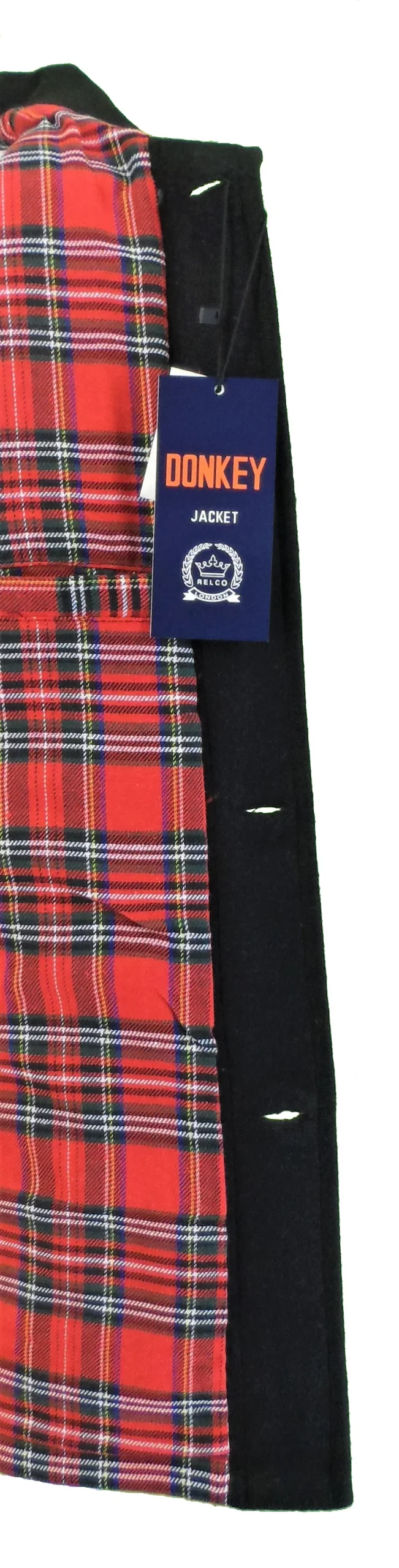 Relco Mens PVC Black Donkey Jackets - Imagen 4