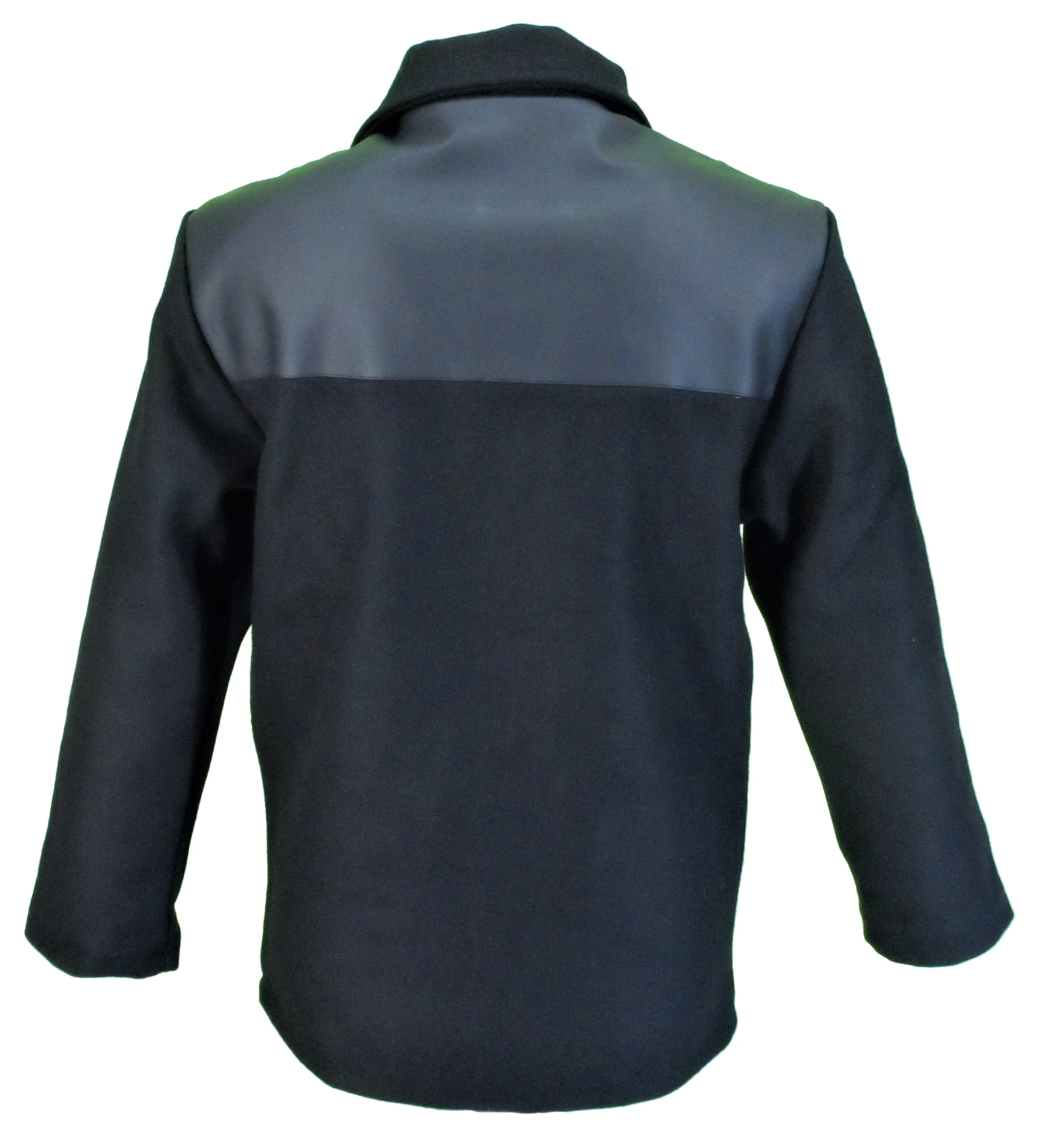 Relco Mens PVC Black Donkey Jackets - Imagen 3