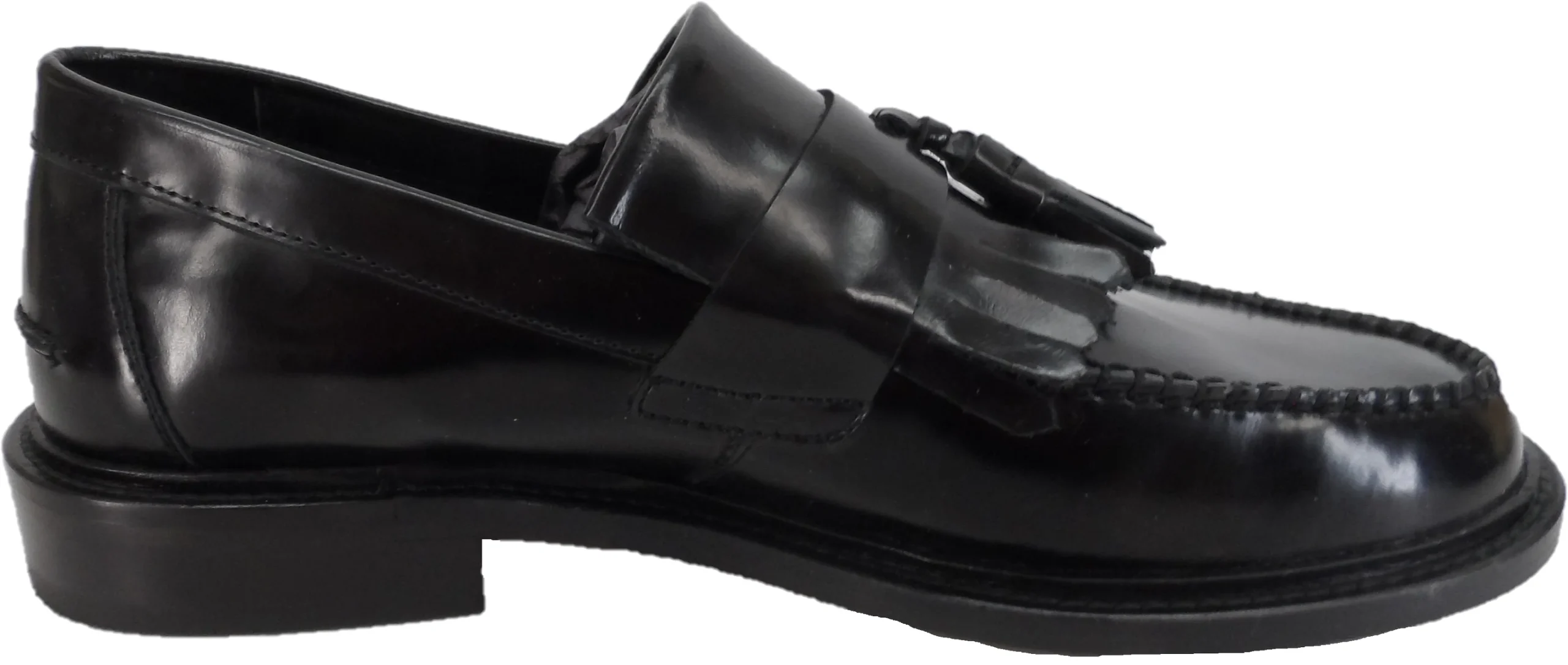 Delicious Junction Black Rudeboy Mod SKA Loafers Shoes - Imagen 4