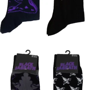 Mens Officially Licensed Black Sabbath Logo Socks