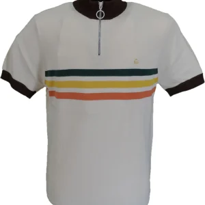 Merc Mens Brooke Vanilla Vintage Knitted Cycling Top