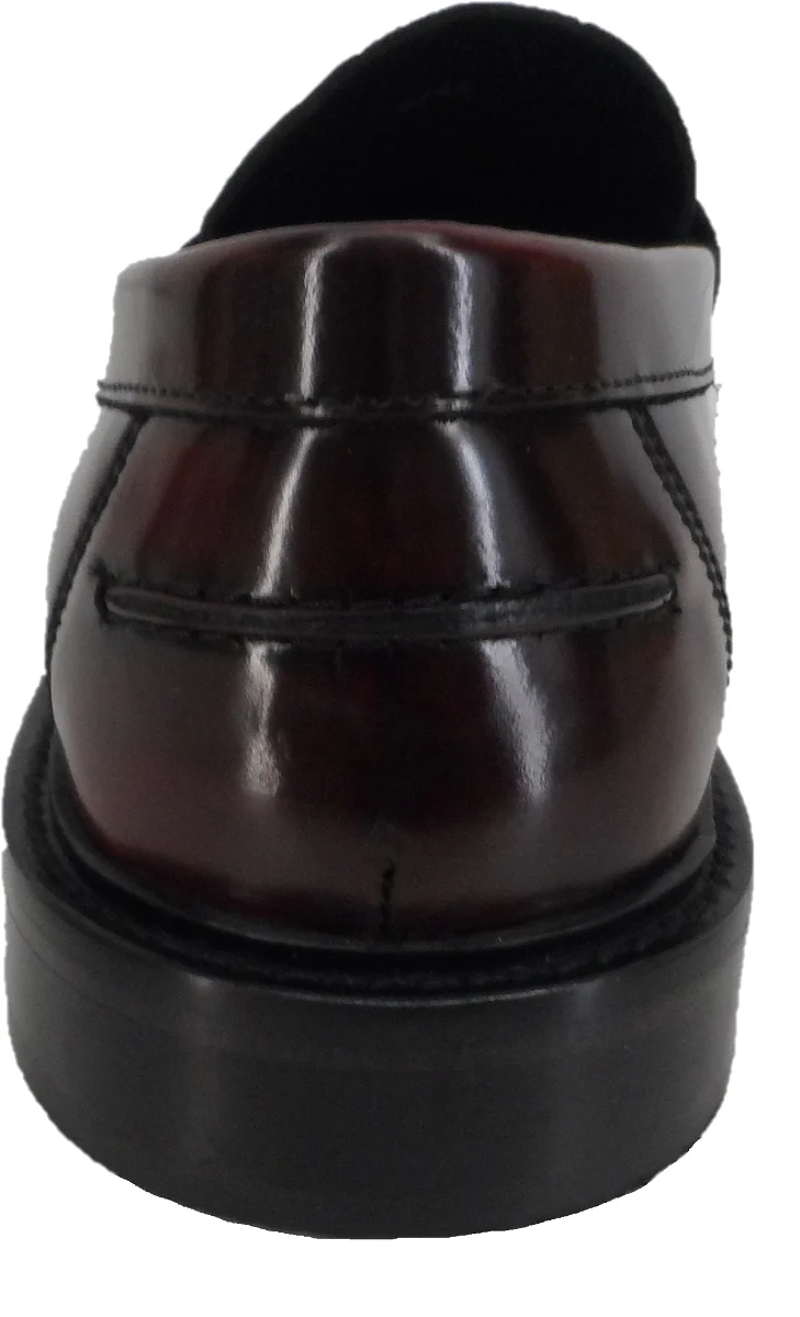 Ikon Original Oxblood Quad Punch Retro,Ska,Northern Soul Tassel Loafers - Imagen 3