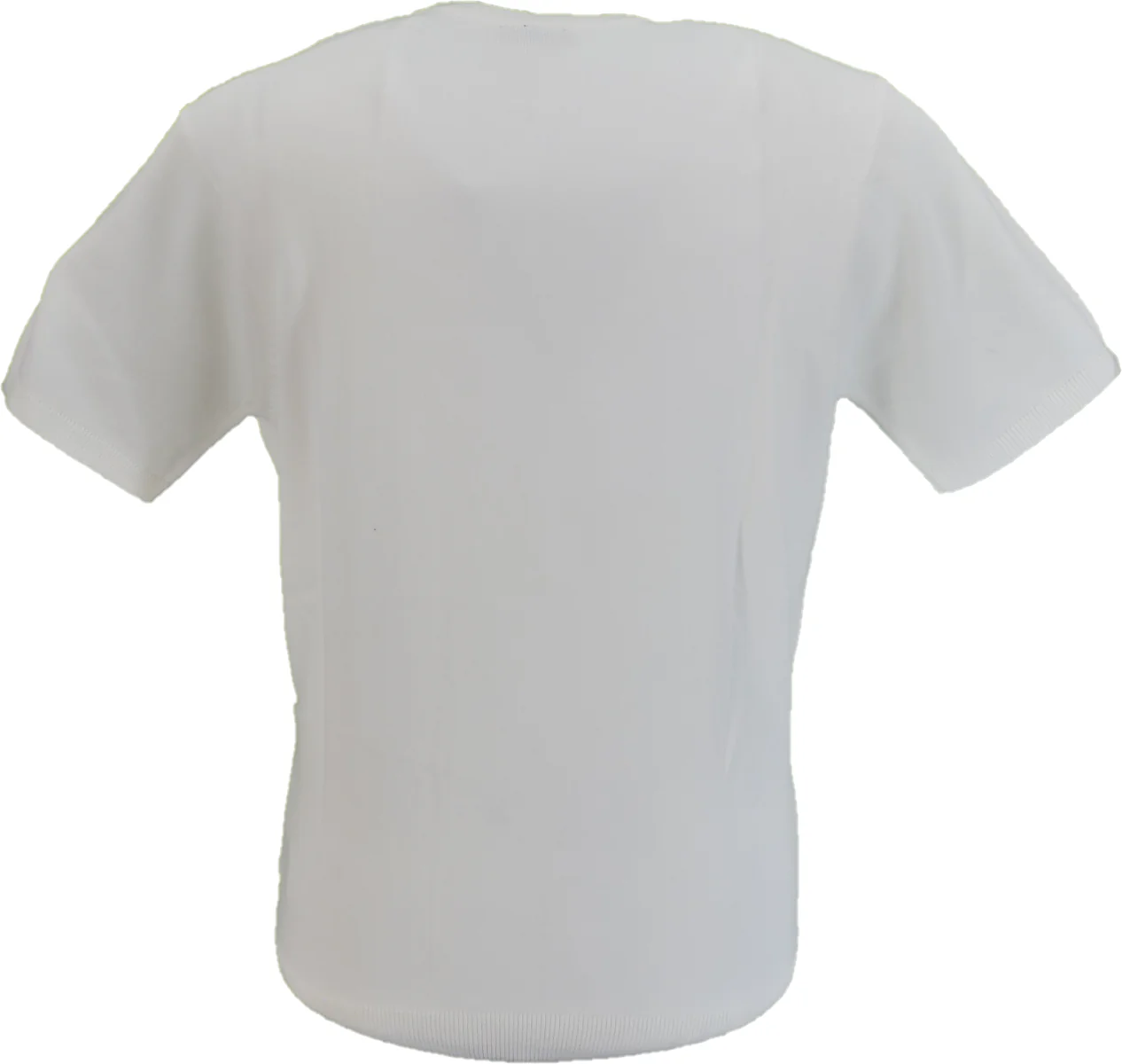 Gabicci Vintage Mens White Lewis Racing Jumper - Imagen 3