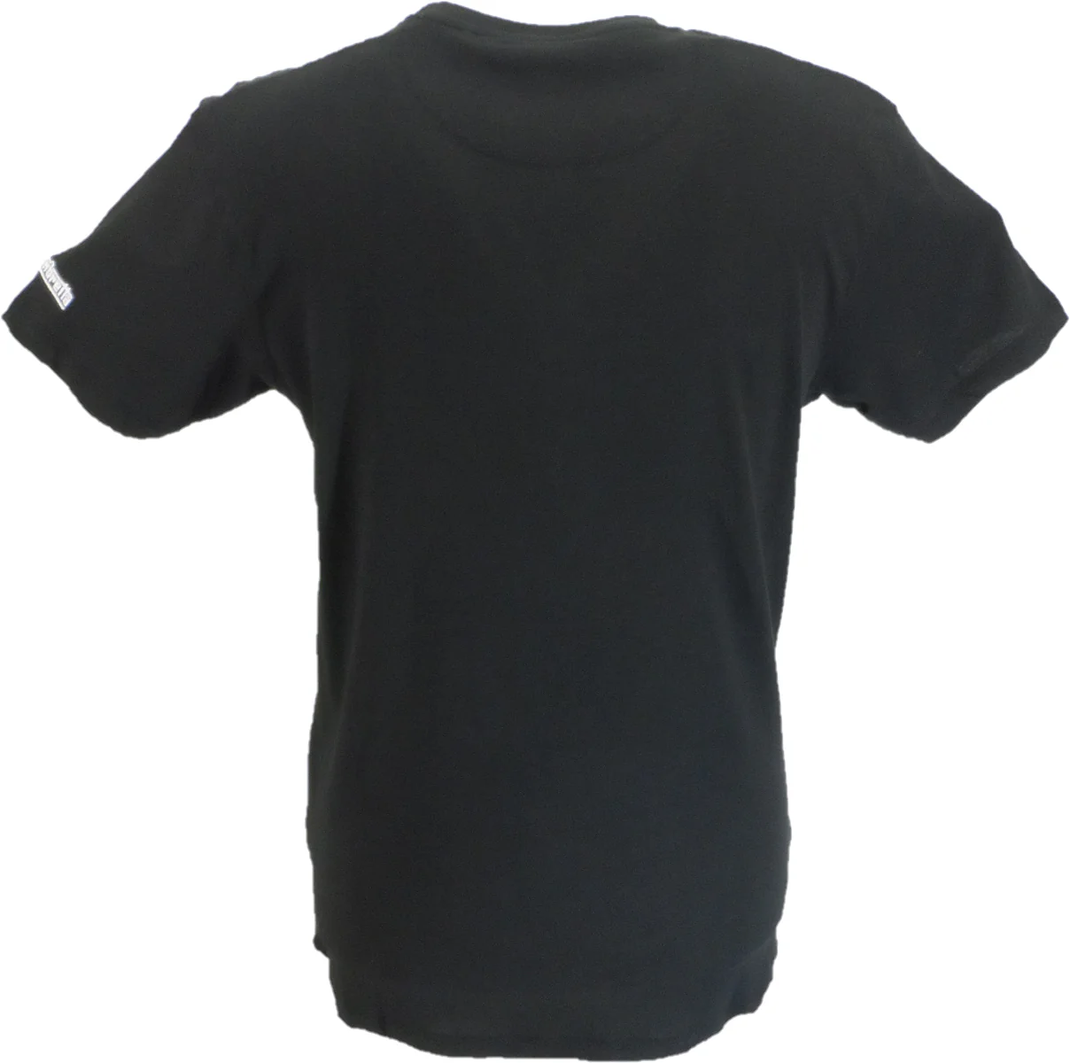 Lambretta Mens Black Checkerboard Block Retro T Shirt - Imagen 3