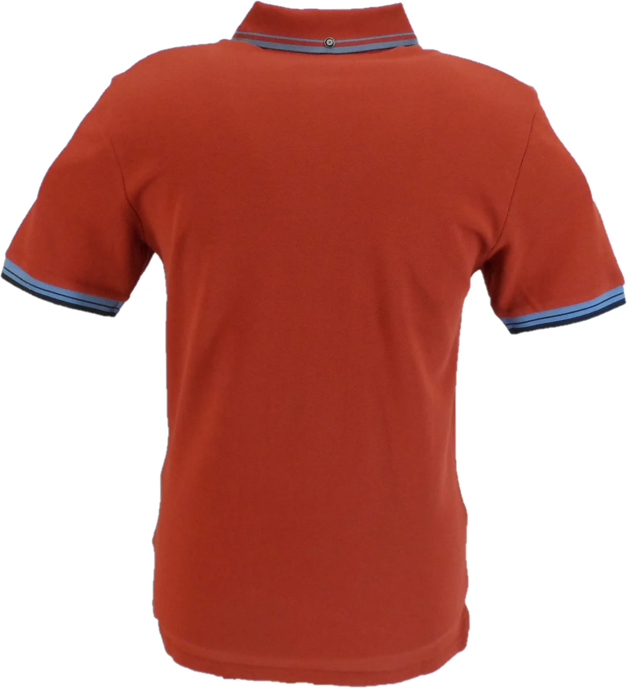 Ben Sherman Men's Brick Red Signature 100% Cotton Polo Shirt - Imagen 3