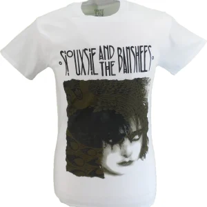 Mens White Official Siouxsie and The Banshees Spellbound T Shirt