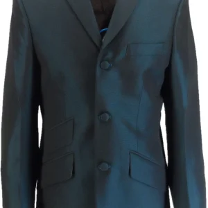 Mazeys Mens Tonic Dark Green Suit Jacket