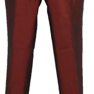 Mazeys Mens Tonic Burgundy Suit Trousers