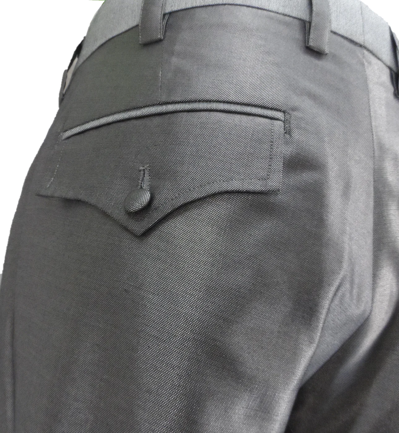 Mazeys Mens Tonic Siver Grey Ace Face Suit Trousers - Imagen 3