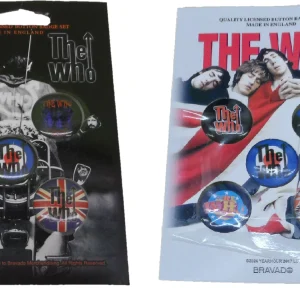 The Who Button Badge 5 Pack Set